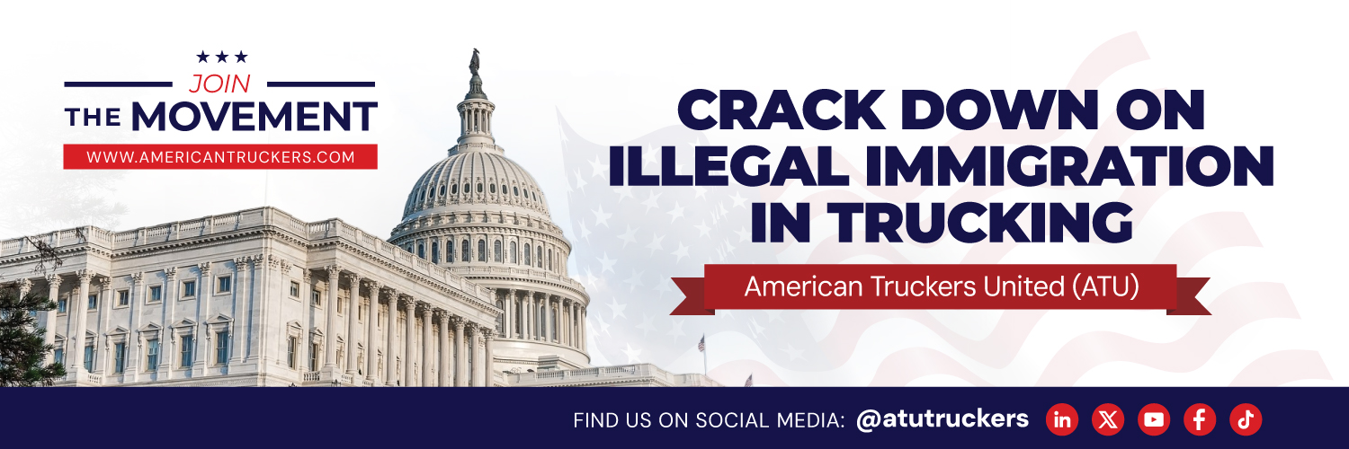 American Truckers United's banner