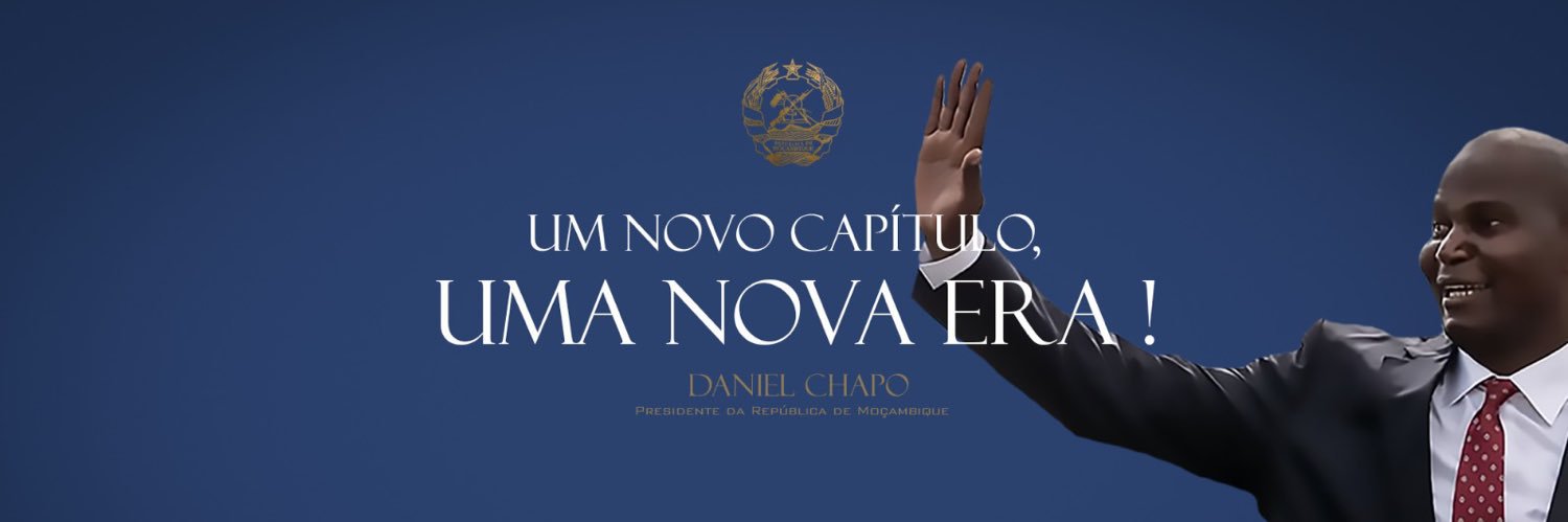 Presidente Daniel Chapo's banner