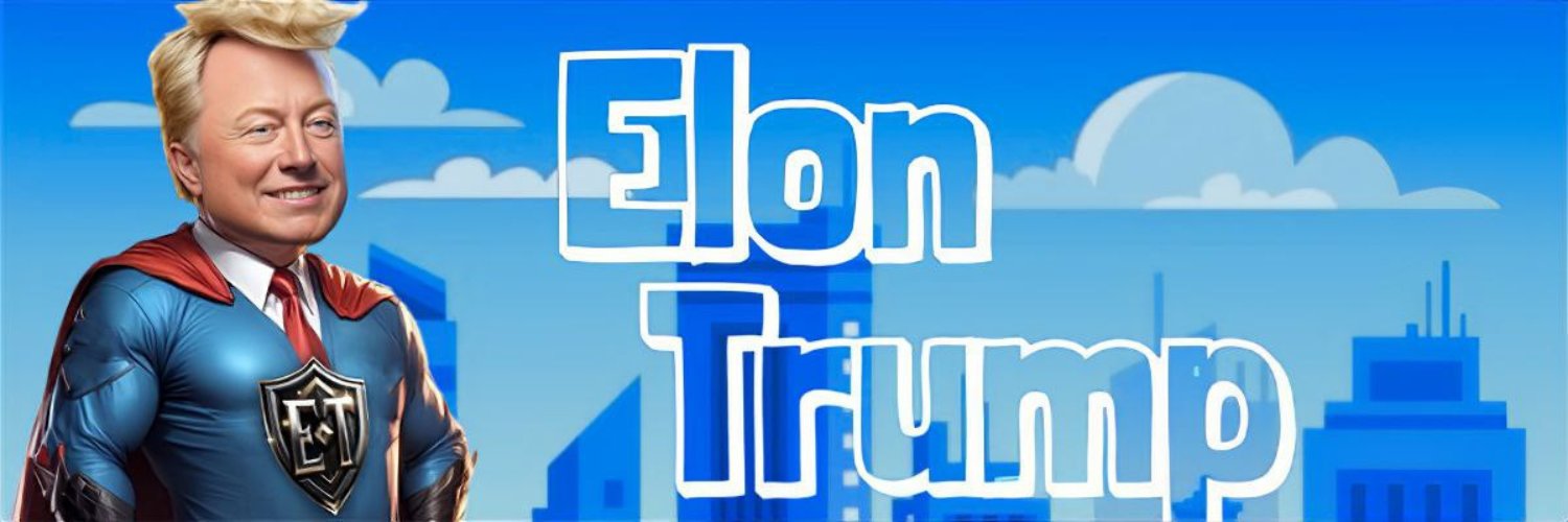 Elon Trump's banner