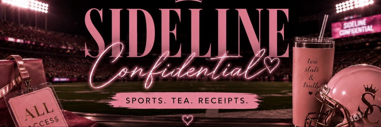 Sideline Confidential 🩷's banner