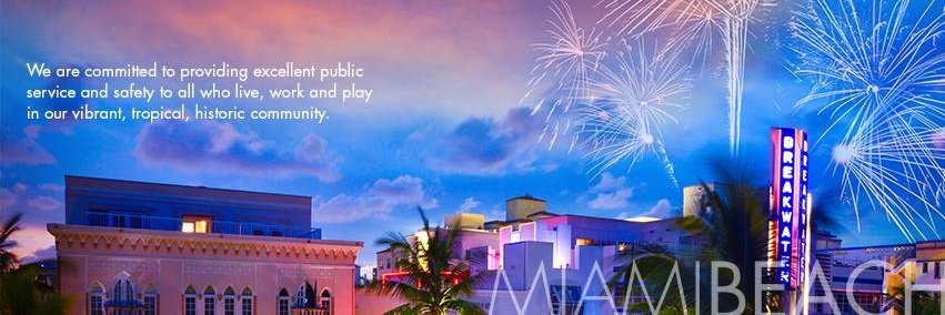 City of Miami Beach's banner