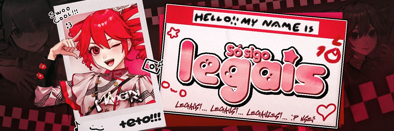 Só sigo pessoas legais e gnt boa's banner