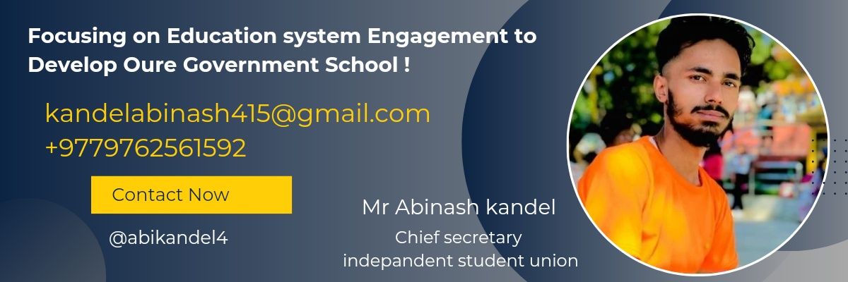 Mr Abinash Kandel's banner