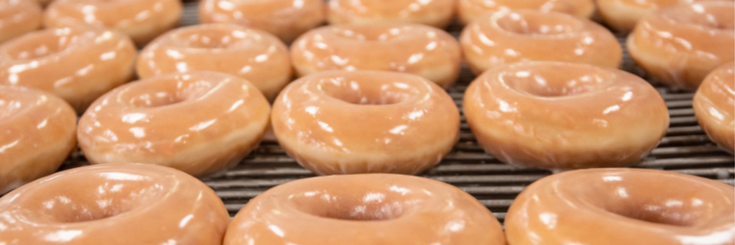 Krispy Kreme's banner