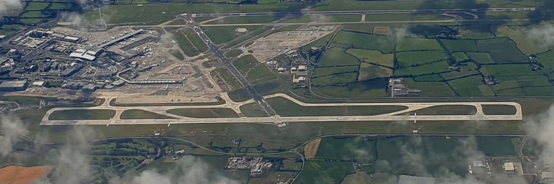 Dublin Airport's banner