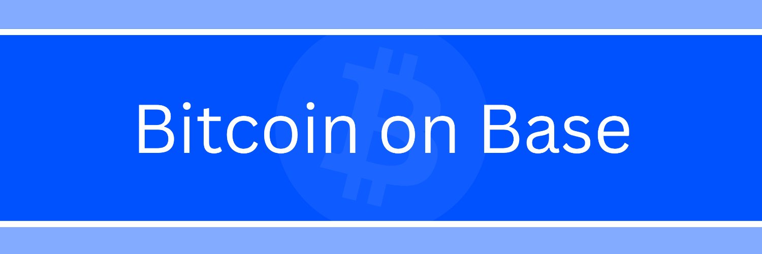 Bitcoin on Base's banner