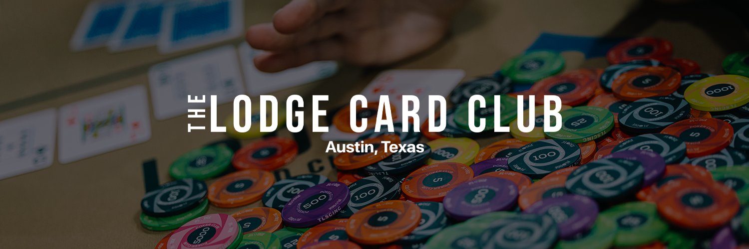 Lodge Card Club Austin's banner