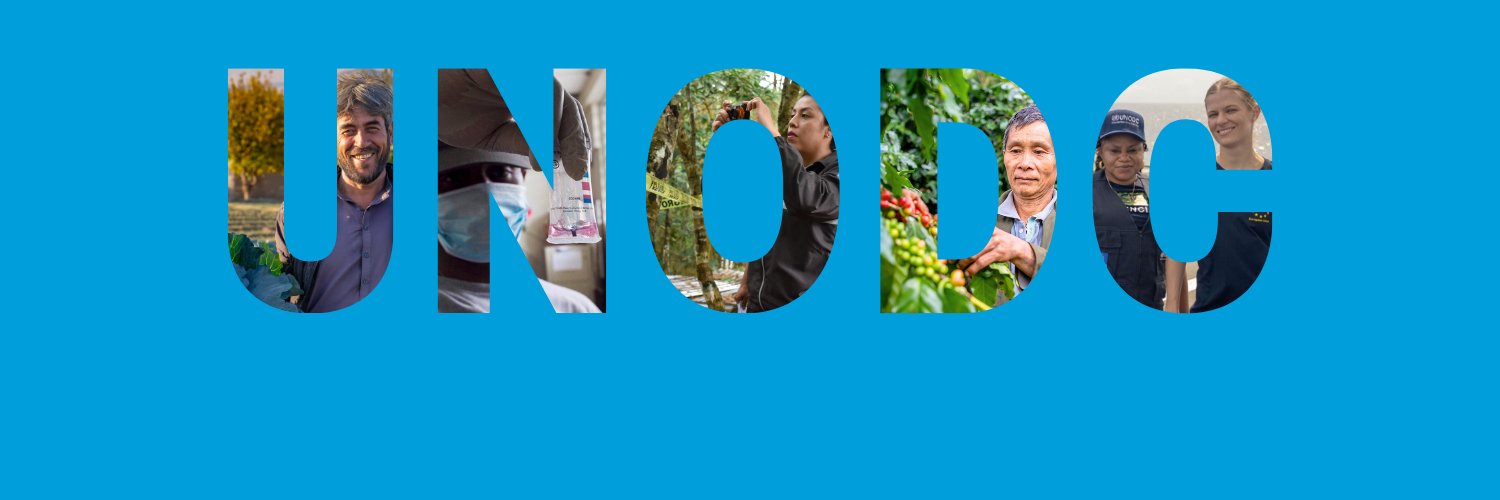 UN Office on Drugs & Crime's banner