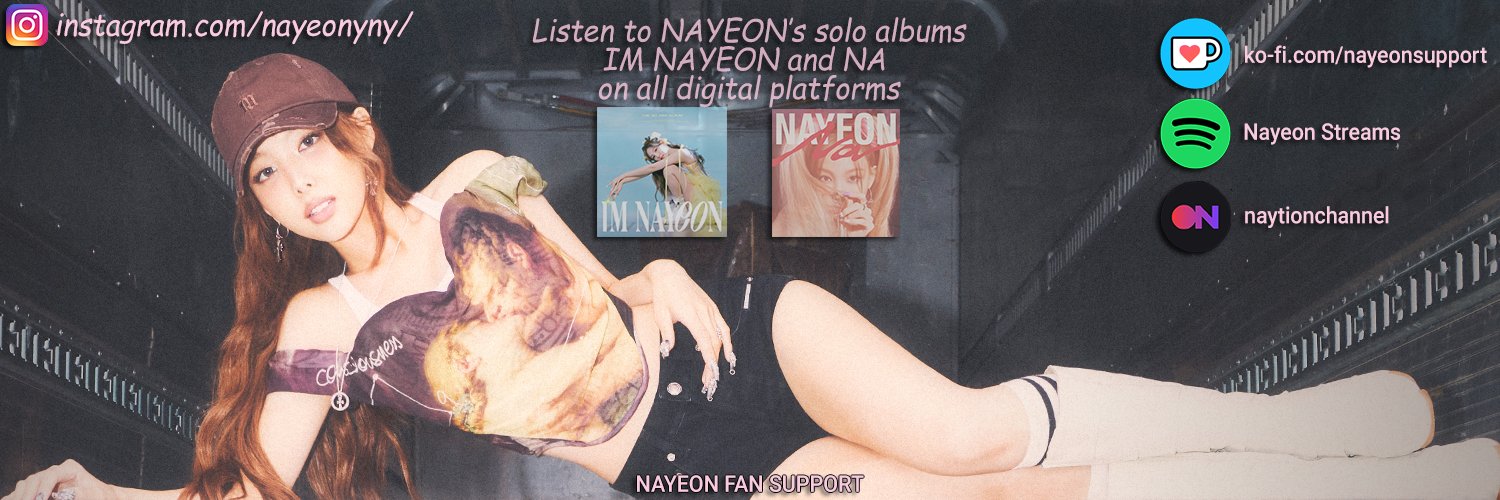 NAYEON FAN SUPPORT's banner