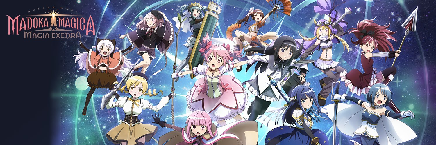 Puella Magi Madoka Magica Magia Exedra's banner