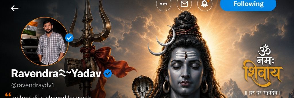 Ravindra࿐Yadav's banner