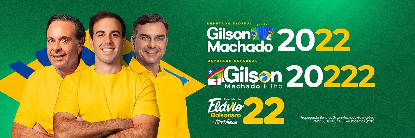 Gilson Machado Filho's banner