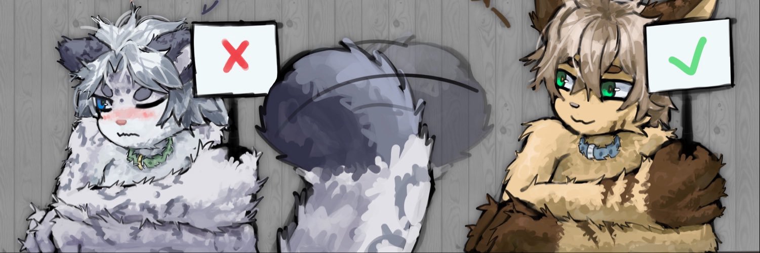 Furball & Luther (Coms open)'s banner