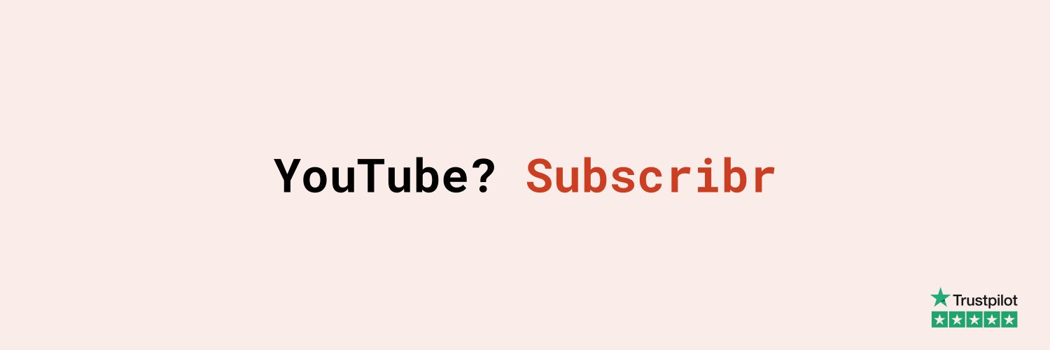 Subscribr's banner