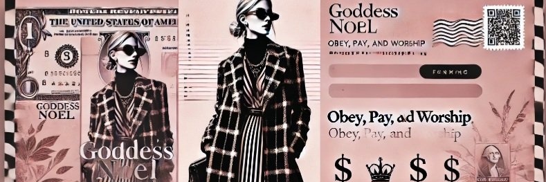 Goddess Noël (findom)'s banner