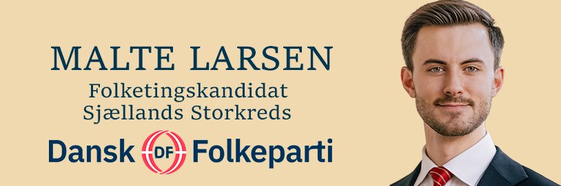 Malte Larsen's banner