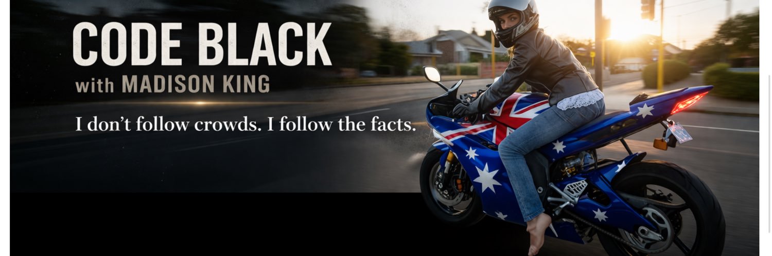 Code Black with Madison King 🇦🇺🫡🖤💛❤️🇦🇺h's banner