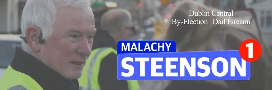 Malachy Steenson's banner