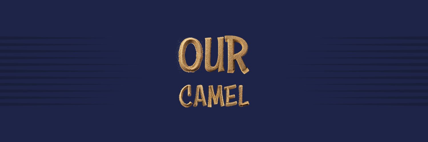 Our Camel's banner