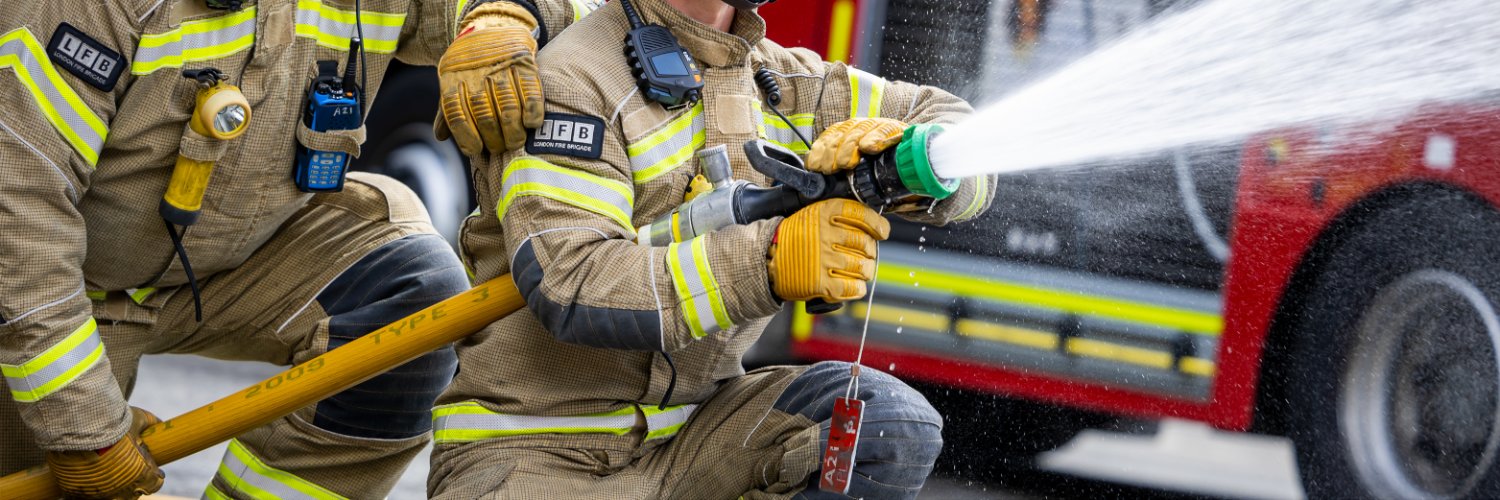 London Fire Brigade's banner