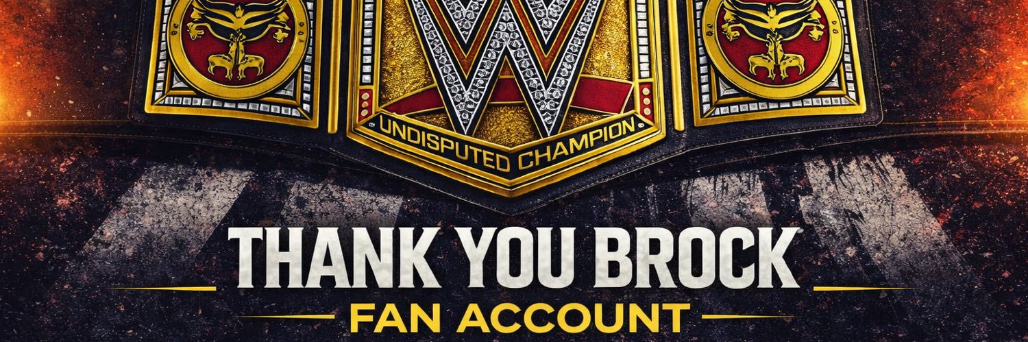 Thank You Brock — Fan Account's banner