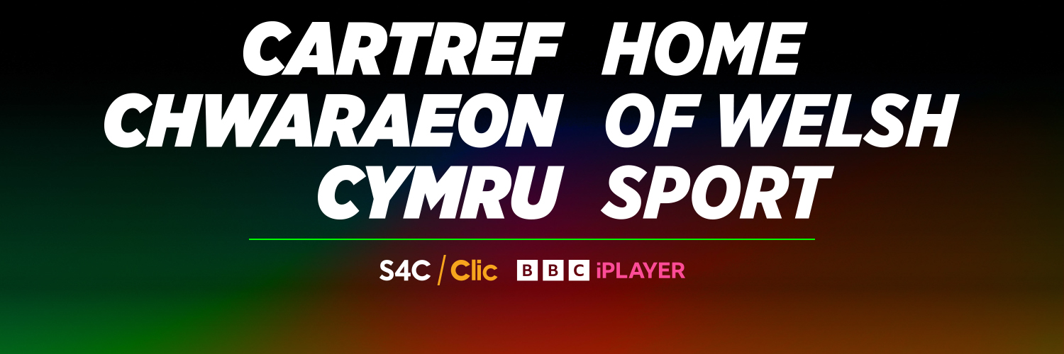 S4C Rygbi's banner