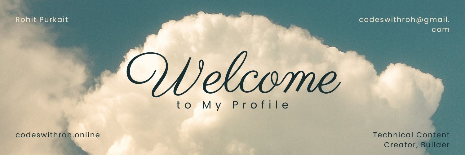 Rohit Purkait's banner