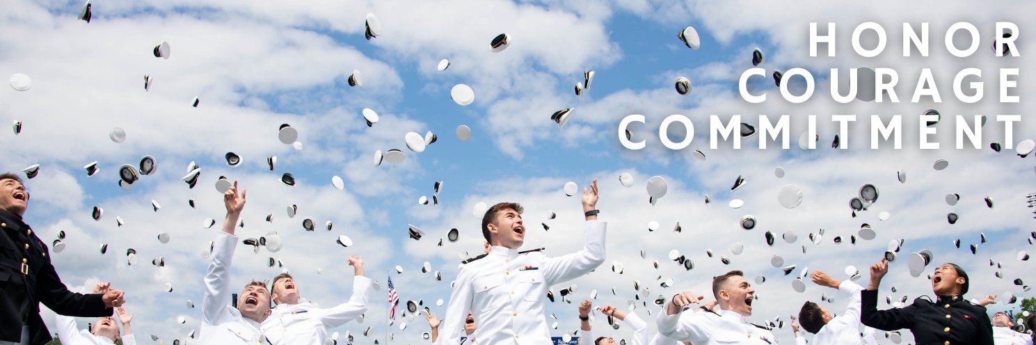 U.S. Naval Academy's banner