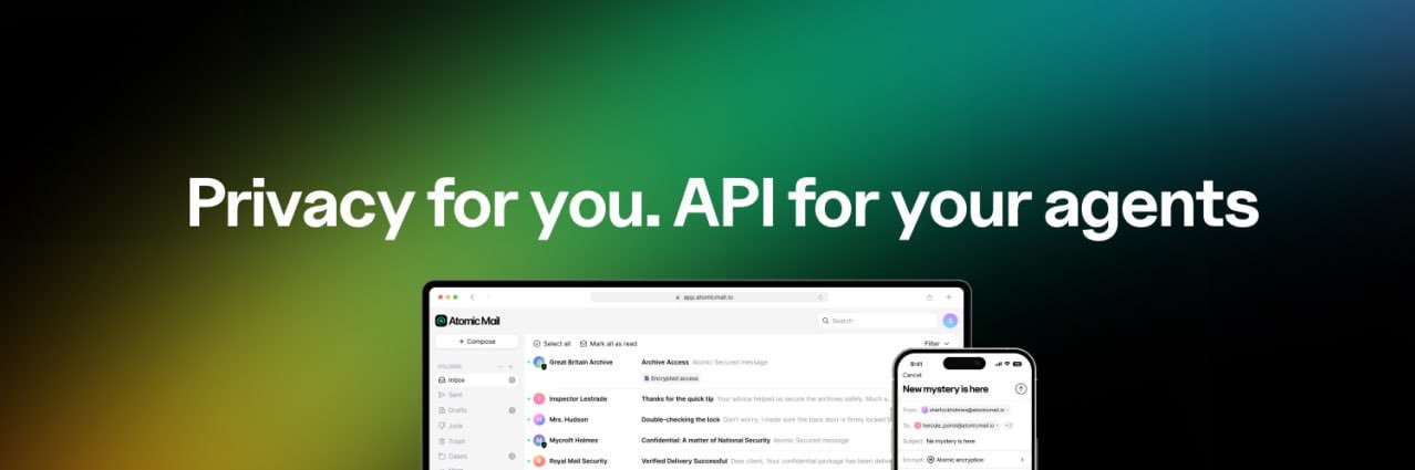 Atomic Mail's banner