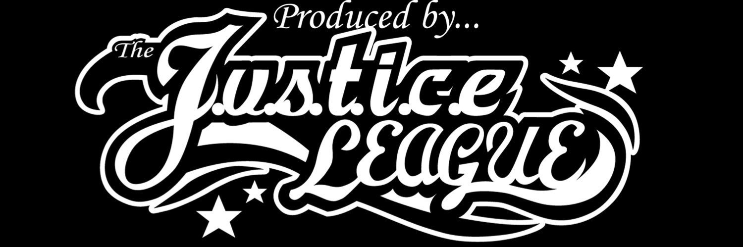 J.U.S.T.I.C.E LEAGUE's banner