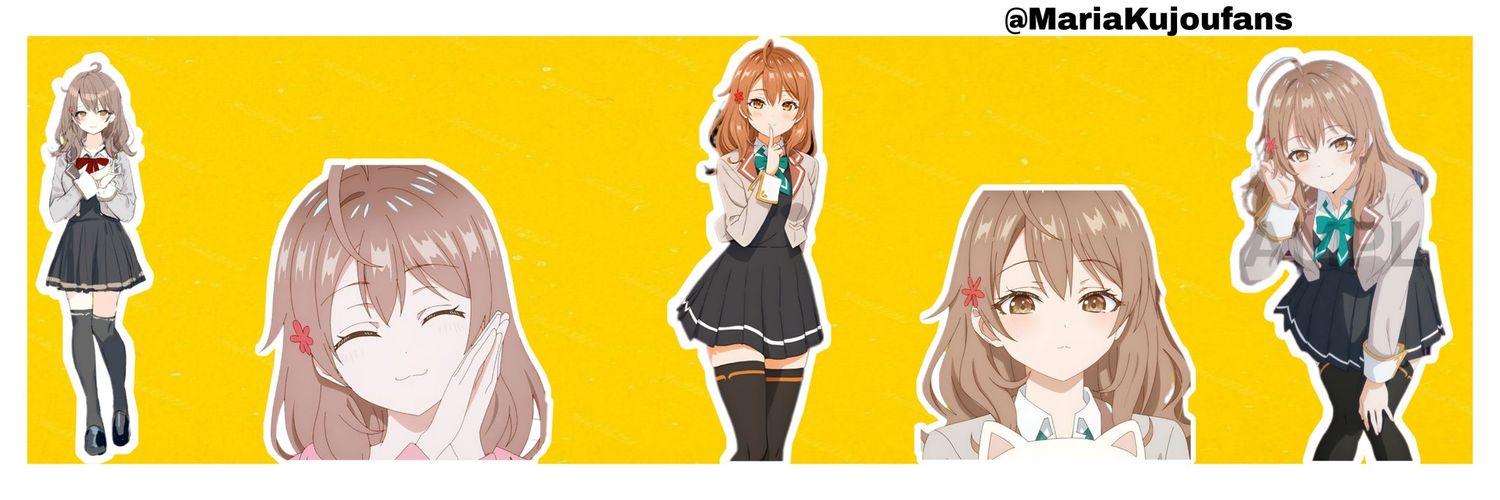 💛 si te sigo eres fan de María Kujou 💛's banner