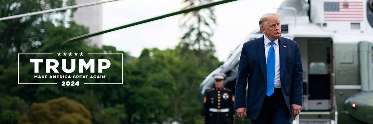 FIGHT TO MAGA's banner