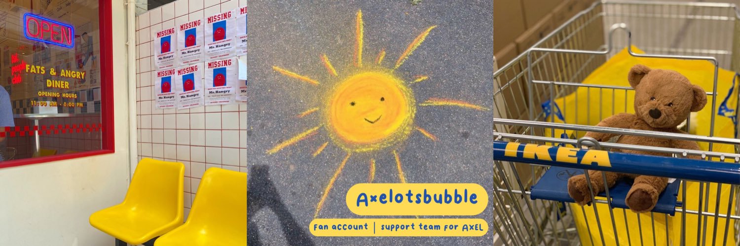 AXEL BUBBLE☀️💬's banner