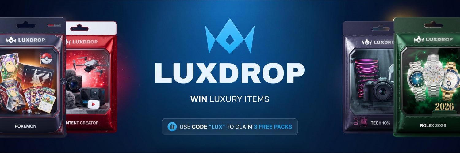 LuxDrop's banner