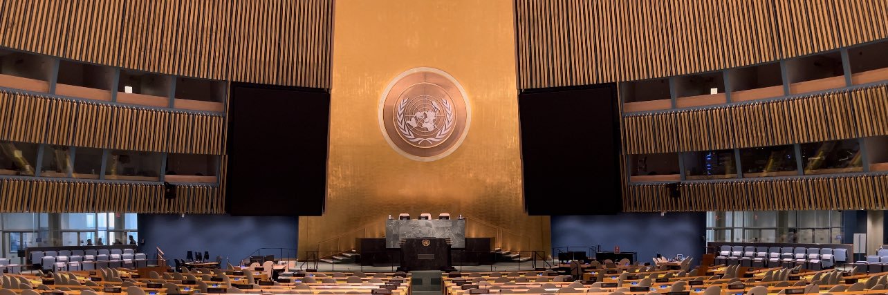 Israel at the UN's banner
