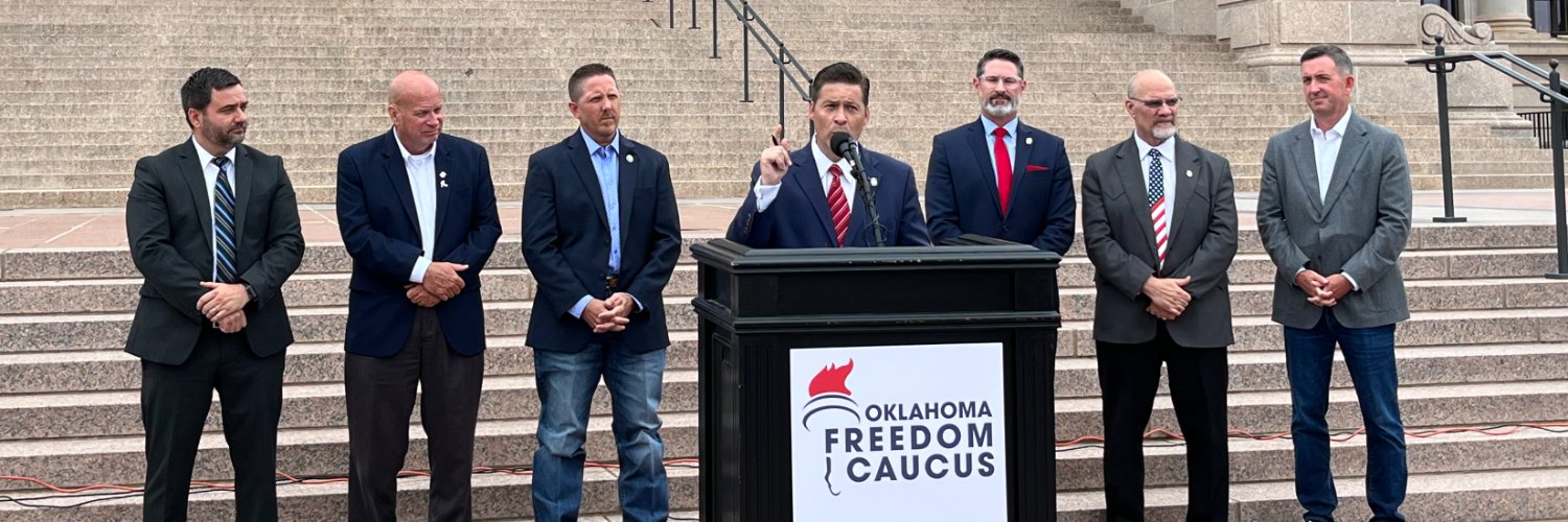 Oklahoma Freedom Caucus's banner