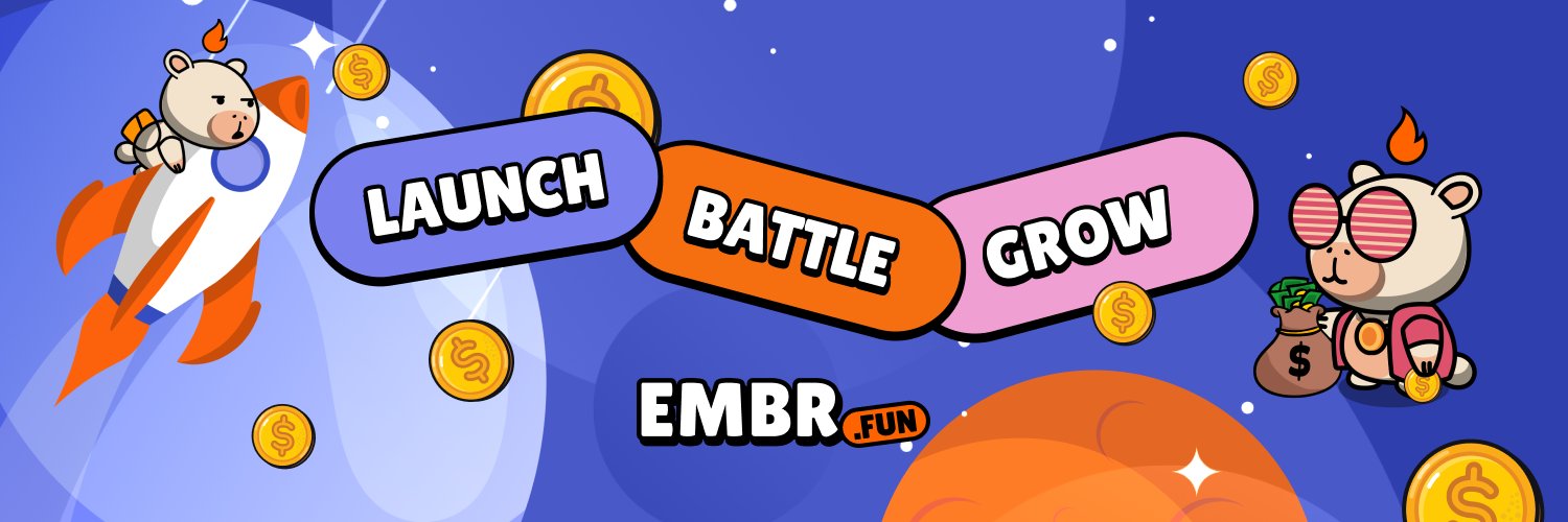Embr.fun's banner