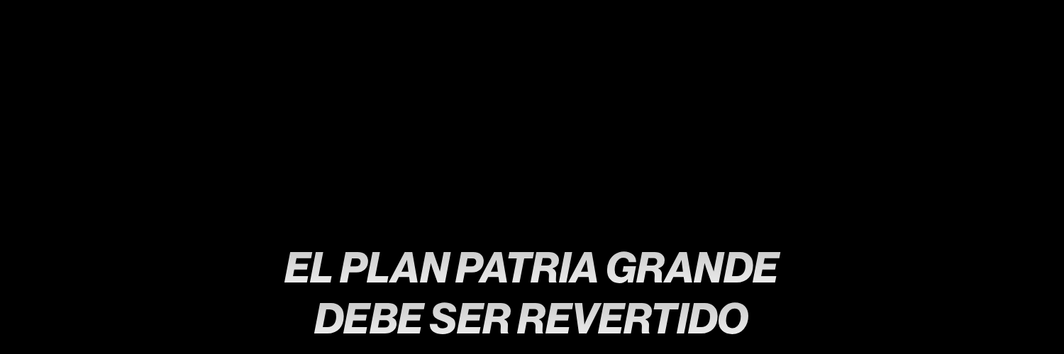 Plan Patria Grande 🇦🇷's banner