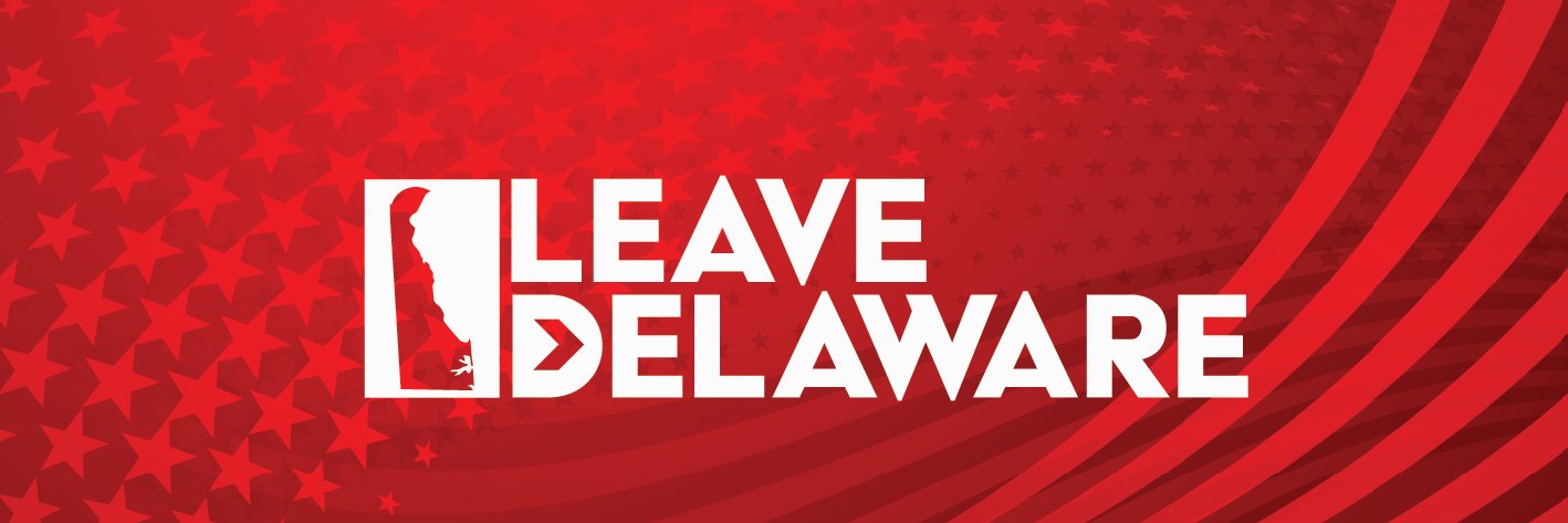 Leave Delaware's banner