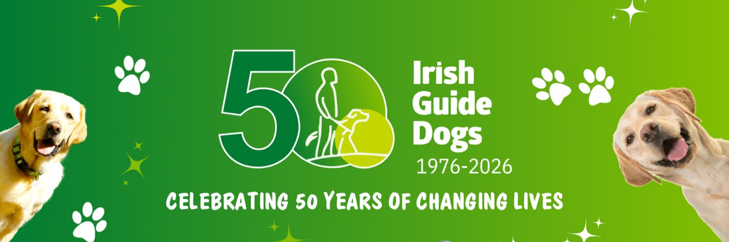Irish Guide Dogs for the Blind's banner