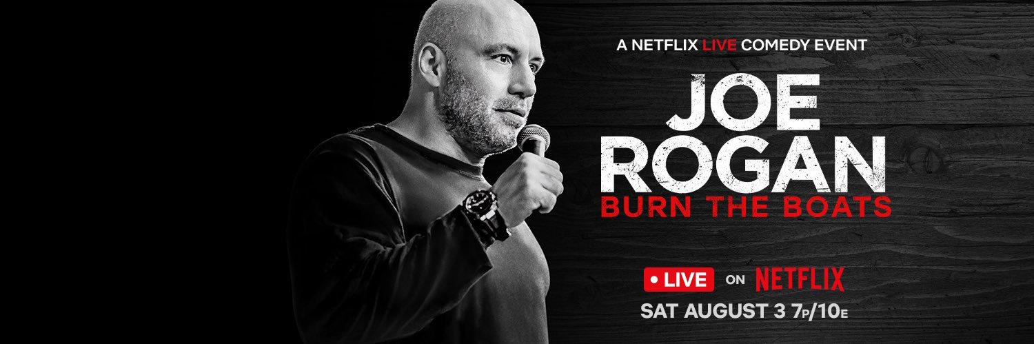 Joe Rogan's banner
