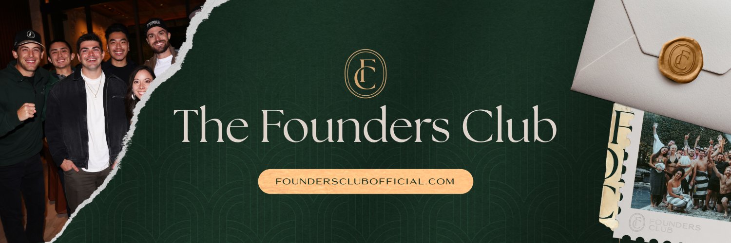 The Founders Club's banner