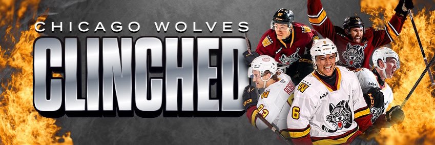 x- Chicago Wolves's banner
