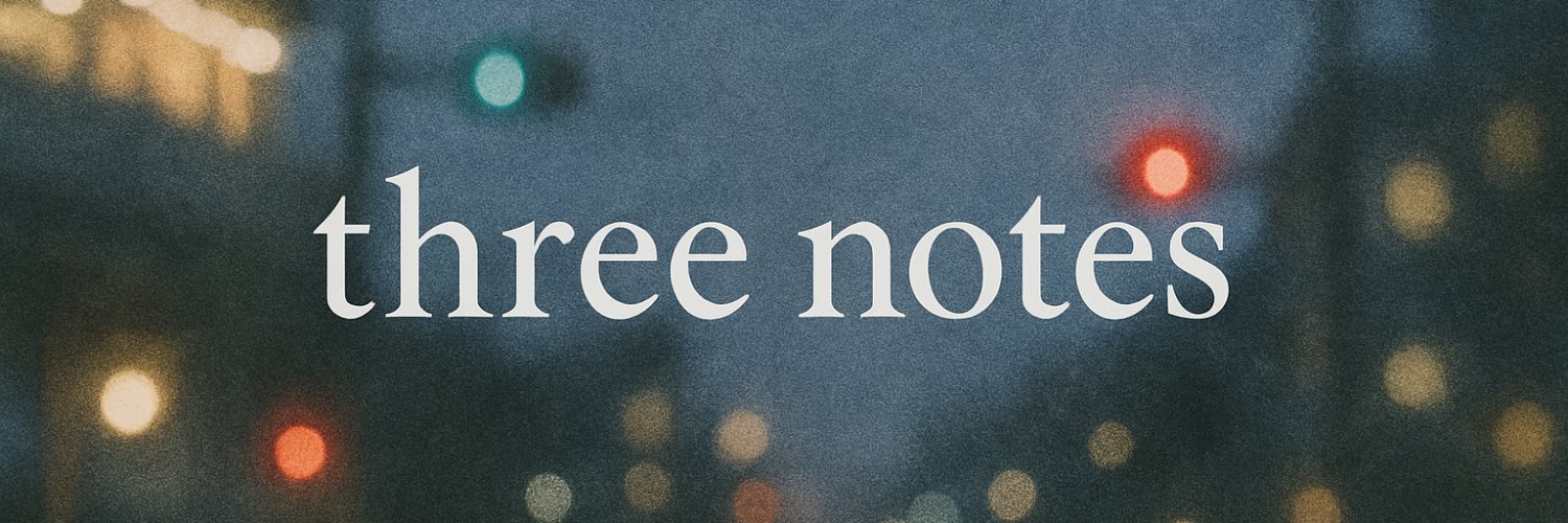 白井凪 | three notes's banner