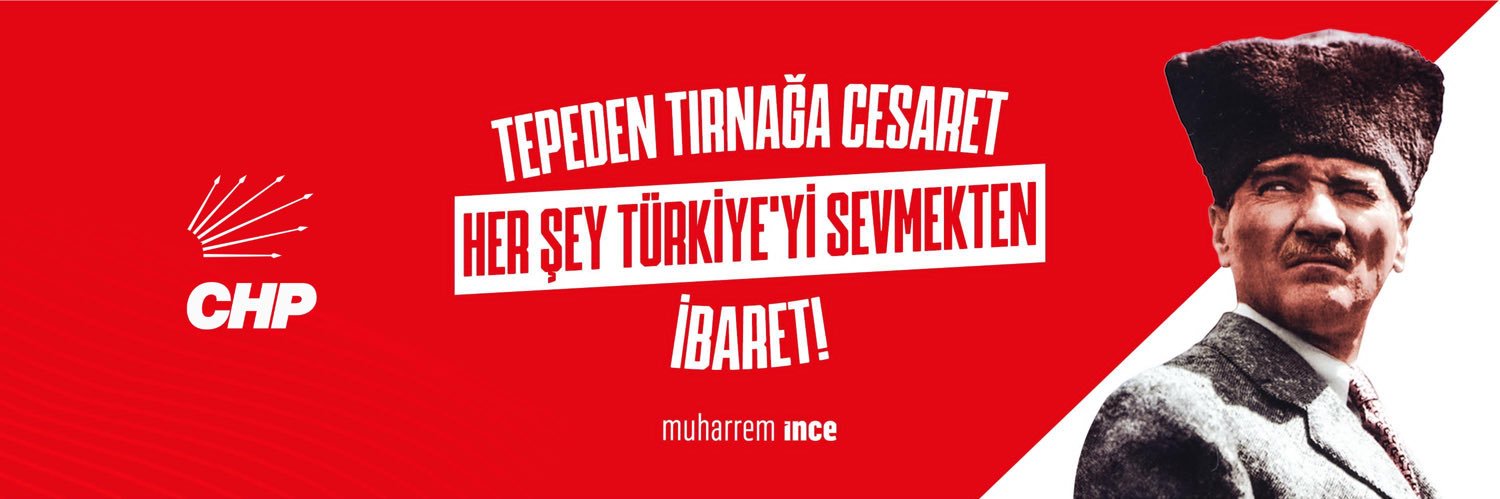 Muharrem İNCE's banner