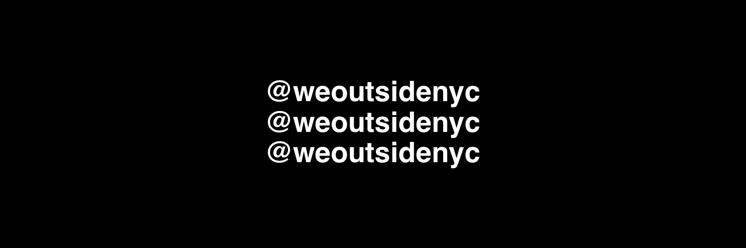 We Outside by Sidetalk's banner