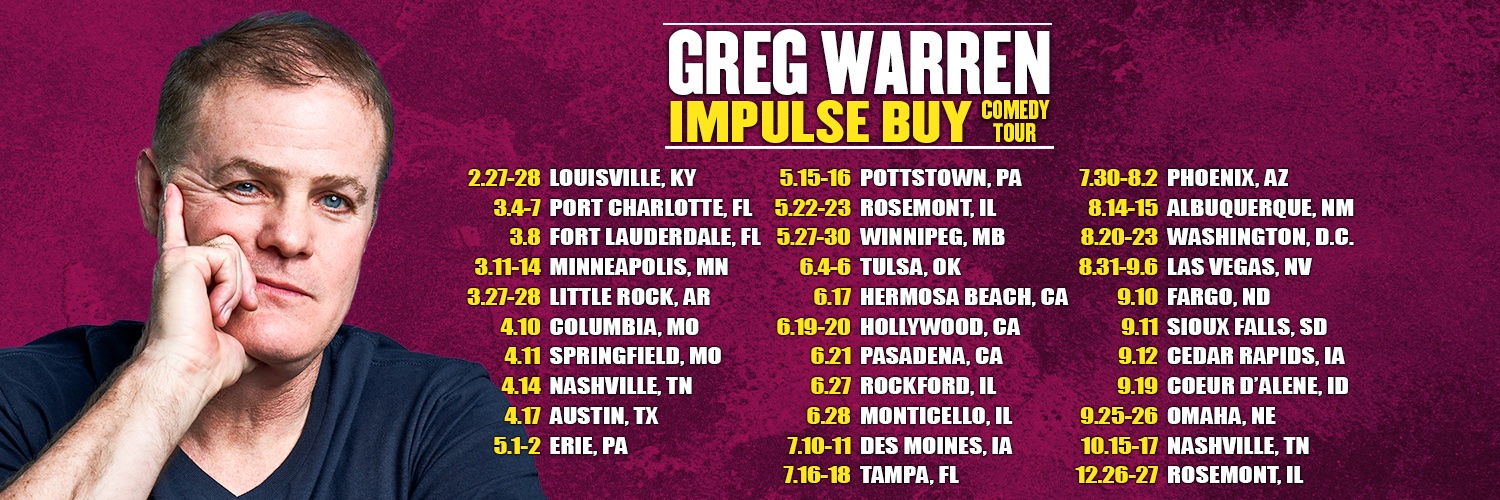 Greg Warren's banner