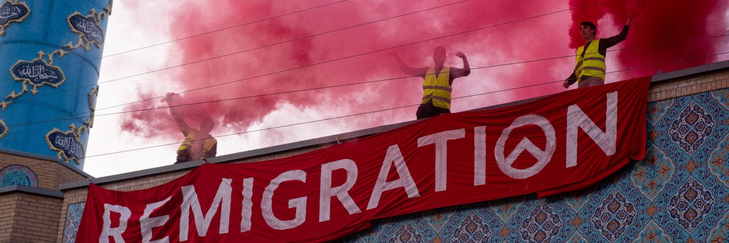 Generation Identitær's banner