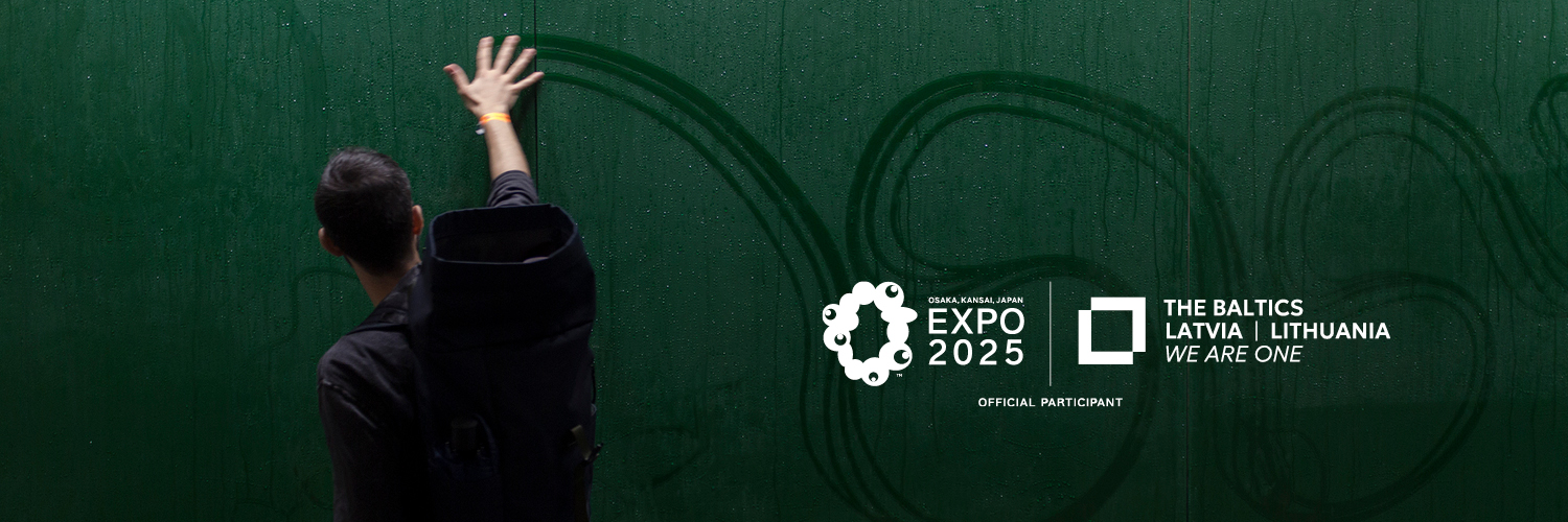 The Baltics at Expo 2025 Osaka's banner