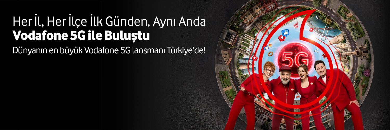 Vodafone Türkiye's banner